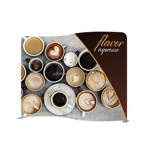 <strong>Custom</strong> Printed <strong>Portable</strong> Tension Fabric Pop-up Display <strong>Custom</strong> Printed Exhibition Booth Wall <strong>Backdrop</strong> Banner Stand for Trade Show - Product Image 2