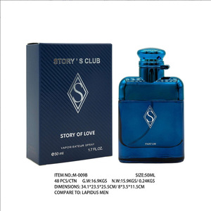 Parfum pour homme <span class=keywords><strong>Story</strong></span> <span class=keywords><strong>Love</strong></span>, fragrance légère longue durée, Cologne boisée fraîche de niche bleue, format voyage, écologique - Product Image 4