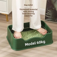 Inodoro de entrenamiento para perros y gatos, rectangular, lavable, de gran capacidad, con bandeja para orina, al por mayor