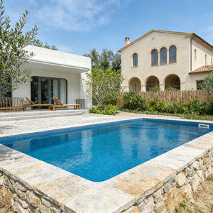 Piscina circular de fibra de vidrio usada, piscina de 6 m, piscina con ventana de vidrio, máquina de piscina con olas, cama solar para piscina - Product Image 1