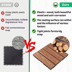 Best-Selling China Factory Direct 30*30cm Especificaciones y estilos de varios pisos de empalme de material Wpc \ Pp - Product Image 5