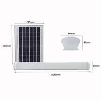 Lampe murale solaire LED pour couloir et escalier, luminaire extérieur triple protection pour jardin