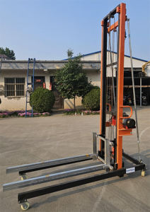 Pengangkat perancah saluran portabel Manual, pengangkat aluminium elektrik Manual kualitas tinggi - Product Image 5