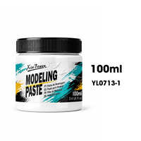 Pâte à modeler Xin Bowen 100ml/300ml/500ml pour peinture acrylique, texture lisse et effets 3D, techniques mixtes