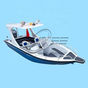 Buen ARTÍCULO 19 pies nuevo 5,8 M yate deportivo con remolque barco de aluminio de lujo para la exportación - Product Image 3