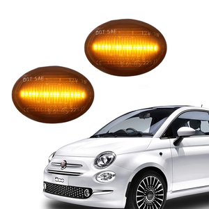 Luces de señal de marcador lateral LED para Fiat 500 Lancia Lybra Ypsilon <span class=keywords><strong>Maserati</strong></span> Alfa <span class=keywords><strong>ABARTH</strong></span> 500 lámpara intermitente secuencial LED - Product Image 5