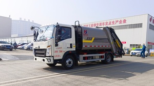 ความแข็งแกร่งของโรงงาน <span class=keywords><strong>Dongfeng</strong></span> ผลิตเครื่องอัดขยะ5ตารางอย่างมีประสิทธิภาพและรถบดอัด - Product Image 4