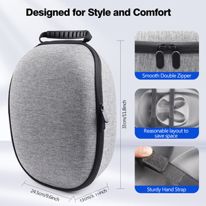 QANYOJOU Portable VR Sac de rangement en matériau <span class=keywords><strong>EVA</strong></span> pour 3/3s 510g Anti-chute et Durable pour les joueurs en plein air - Product Image 2