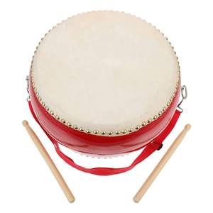 Wholesale Percussion Instruments 5 Inch Cowhide Small <b>Drum</b> Children's Toys Early Education Beating Gong <b>Drum</b> Performance - Product Image 2