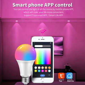 Bombilla Inteligente Matter con Colores RGB, Conexión Directa a Tuya y SmartThings, <span class=keywords><strong>Apple</strong></span> <span class=keywords><strong>HomeKit</strong></span>, Control por Voz, Luces <span class=keywords><strong>Inteligentes</strong></span> para el Hogar - Product Image 5
