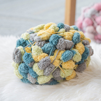 Fil à pompons chaud en gros, fil épais pour tricot à la main, fil à crocheter pour écharpe, couverture, coussin DIY
