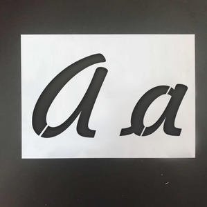 แม่แบบพลาสติกสำหรับวาดลายตัวอักษร ตัดด้วยเลเซอร์ สำหรับเด็กเพ้นท์ภาพ - Product Image 5