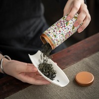 Pot à café en céramique émaillée chinoise avec couvercle en alliage, idéal comme cadeau promotionnel