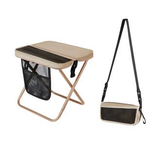 <span class=keywords><strong>Silla</strong></span> <span class=keywords><strong>Plegable</strong></span> Portátil de Hierro para Exteriores a Precio Económico con Bolsillo de Malla y Correa para el Hombro para Pesca, Caza, Senderismo, Camping y Parque - Product Image 5
