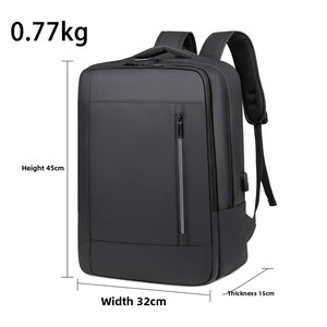 Nhà Máy Bán Buôn Công Suất Lớn Người Đàn Ông Của Kinh Doanh Máy Tính Xách Tay Ba Lô USB Không Thấm Nước Thời Trang Trọng Lượng Nhẹ Du Lịch Sinh Viên Ba Lô - Product Image 2