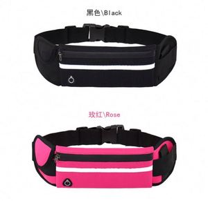 Neoprene Waterproof Durable Unisex Outdoor Sports Running Jogging Waist Bag Phone Waist Belt Pack Fitness Elastic Fanny Pack - Product Image 1