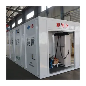 Anti-Explosion Container Mobile Petrol Single Double Wall Carbon Steel Tank Skid-Mounted Fuel Station