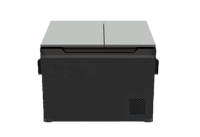 Réfrigérateur de voiture portable en plastique 40L à prix d'usine, mini-congélateur à compresseur pour véhicule et camion DC12-24V AC110-240V