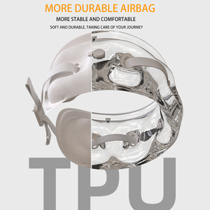 2025 New Product Idea Wholesale Soft U Shape Inflatable Neck <strong>Pillow</strong> for Traveller Officer Short Rest Airplane Car <strong>Pillow</strong> - Product Image 2