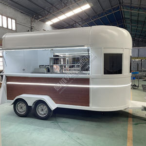 รถขายอาหารเคลื่อนที่อเนกประสงค์แบบกำหนดเองได้ ราคาโรงงาน โครงสร้างอะลูมิเนียมและสแตนเลส ป้องกันสนิม เหมาะสำหรับขายไอศกรีม ขนม และอาหารอื่นๆ - Product Image 5