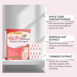 OEM grosir Premium kapsul keseimbangan Estrogen wanita mendukung rasa sakit Hormonal & perlambatan bantuan - Product Image 4