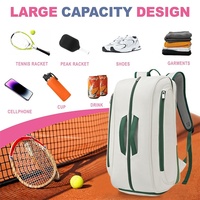 Sac à dos multifonctionnel pour raquettes de badminton, pickleball et tennis, fabriqué en Chine, best-seller transfrontalier, avec compartiment séparé pour chaussures