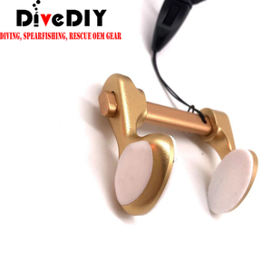 Clip Nasal de Aluminio para Buceo Libre con Almohadillas de Silicona, Ligero y Antideslizante, para Natación y Buceo - Product Image 6