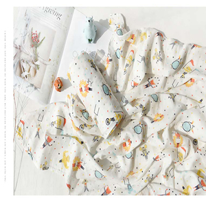 <span class=keywords><strong>Amazon</strong></span> New Design Custom Print 100% Cotton Blanket Baby Muslin Swaddle Mantas - Product Image 2