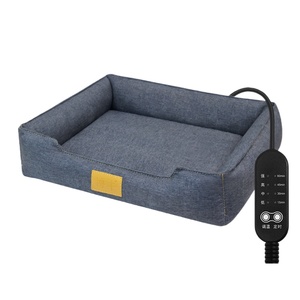 Cama Térmica para Animais de Estimação com Termostato USB Ecológico, Ajuste de Temperatura em 4 Níveis, Sólida e Anti-Mordida, Tapete Aquecido para Gatos e Cães no Inverno - Product Image 1