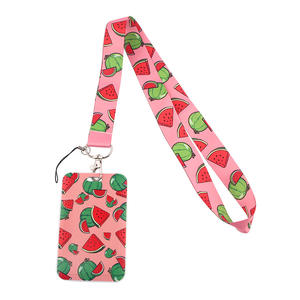 11 Stile Anime Frische Früchte Wassermelone Pfirsich Kirsche Cartoon Polyester Schlüsselband Ausweishalter Handyband Schlüsselanhänger Großhandel - Product Image 4