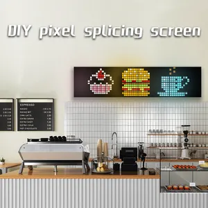 DIY текстовый Смарт-приложение управление программируемая цифровая рамка Gameroom украшение дома светодиодный пиксельный экран