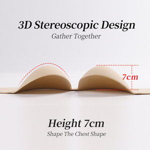 <span class=keywords><strong>Reggiseno</strong></span> Adesivo Senza Spalline e Senza Schienale <span class=keywords><strong>con</strong></span> Push-up, <span class=keywords><strong>Reggiseno</strong></span> <span class=keywords><strong>in</strong></span> <span class=keywords><strong>Silicone</strong></span> <span class=keywords><strong>con</strong></span> <span class=keywords><strong>Ferretto</strong></span> Imbottito Invisibile Riutilizzabile Adesivo <span class=keywords><strong>in</strong></span> Pizzo 3D per Donne - Product Image 2