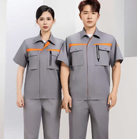 Combinaison de travail professionnelle unisexe pour mécanicien en polyester respirant haute visibilité certifiée CE, taille plus, uniforme de travail