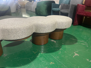 Disen เก้าอี้นั่งยาว4ที่นั่งแบบออตโตมันเฟอร์นิเจอร์ไม้เนื้อแข็งเก้าอี้วางเท้าสำหรับห้องนอนเตียงนอน - Product Image 6