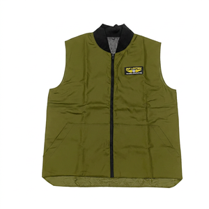 OEM Custom Heavy Duty Canvas <b>Vest</b> Men's Cotton Canvas Work <b>Vest</b> | Premium Waxed Canvas <b>Utility</b> <b>Vest</b> Canvas Carpenter Work <b>Vest</b> - Product Image 3