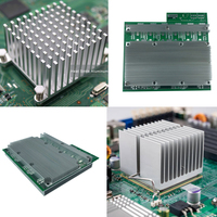 Plaque de refroidissement à eau en aluminium Waterblock 480 mm 280 mm 500 mm Radiateur de refroidissement liquide en aluminium