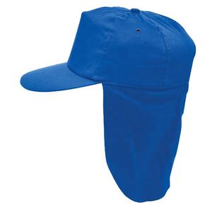 중국 제조 야외 태양 보호 프로모션 여름 낚시 모자 모자 빈 면 키즈 목 그늘 플랩 모자 모자 - Product Image 3