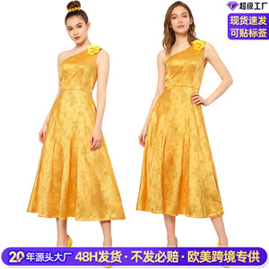 Costume de Cosplay Judy, robe jaune pour femmes adultes, tenue de spectacle sur scène Zootopia avec étiquette et étiquettes - Product Image 4