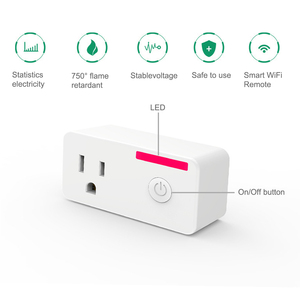 Tuya — prise intelligente WiFi, Standard américain, télécommande, interrupteur de synchronisation - Product Image 2