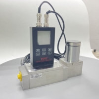 Compteur de gaz thermique miniature à débit de précision avec vannes à boisseau sphérique, pour gaz, air et vapeur