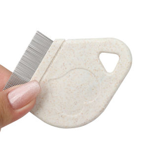 Pet Cat <span class=keywords><strong>Anti</strong></span> Poux Dégradable Paille Matériel Tête Aiguille Cheveux Peigne <span class=keywords><strong>Puce</strong></span> Peigne pour Chien - Product Image 5