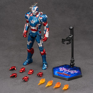 Nuovo ZT Zd Toys Iron Man Originale Autentico <span class=keywords><strong>Marvel</strong></span> Edizione 10° Anniversario - Wars Machine Patriot 1.0 1/10 <span class=keywords><strong>Action</strong></span> <span class=keywords><strong>Figure</strong></span> - Product Image 2
