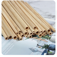 Pailles à boire en bambou personnalisées, pailles en bambou naturel