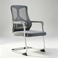 Chaise de bureau ergonomique en maille avec soutien lombaire réglable, pivotante et robuste pour le bureau à domicile - Certifiée BIFMA