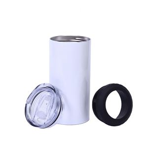 Vaso Térmico de Acero Inoxidable de 14 oz, Doble Pared, para Bebidas, Cola, Cerveza, con Abridor de Botellas y Tapa Doble - Product Image 1