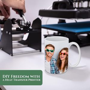 Nhà Máy Bán buôn 450ml gốm cốc cà phê ly trắng thăng hoa 15OZ Latte cốc - Product Image 5