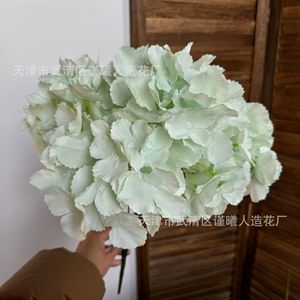 Rosas Artificiales Jinxi, Flores de Seda Azul Tiffany, Decoración para Bodas y Hogar, 3 Piezas - Product Image 2