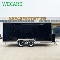 WECARE Remorque de cuisine mobile commerciale pour rue commerçante, barbecue, restauration rapide, entièrement équipée, remorque de cuisine à vendre aux États-Unis