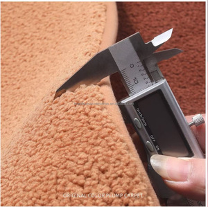 Velvet kim đấm và chần sợi vòng cắt đống Vòng đống CuộN PVC TPR Spike ủng hộ xe Thảm mat - Product Image 4