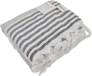 Oversized Turkish Terry Bath Towel Soft C Striped Turkish Beach Towel Peshtemal Gym Towel